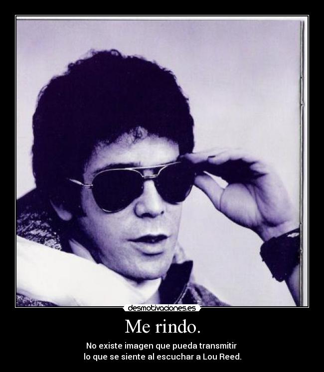 Me rindo. -