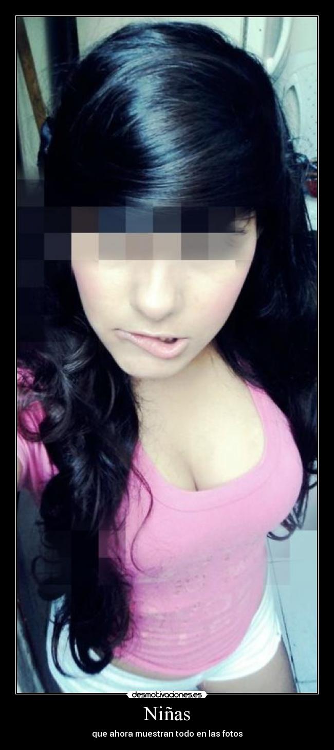 Niñas - que ahora muestran todo en las fotos