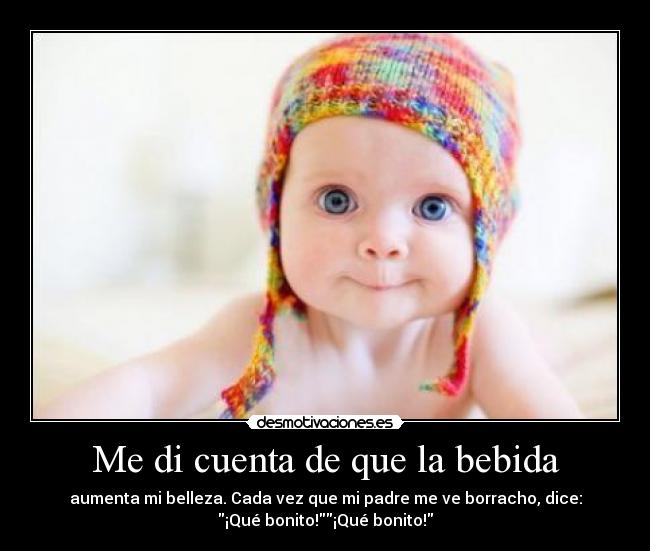 Me di cuenta de que la bebida - 