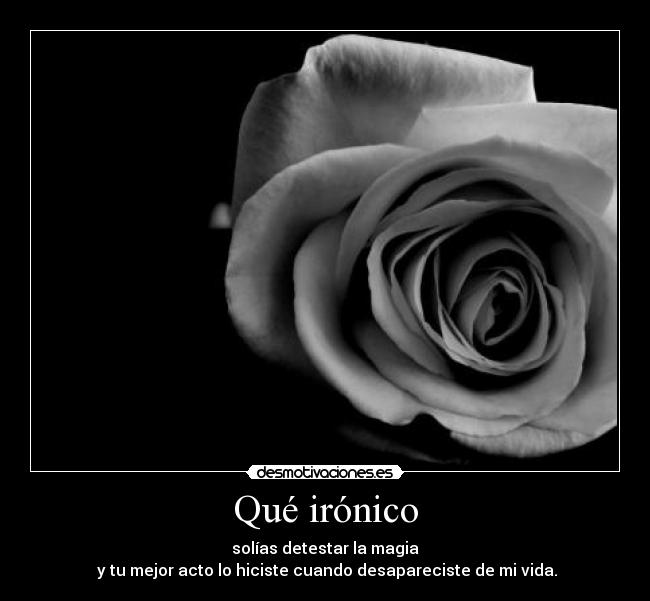 Qué irónico - 
