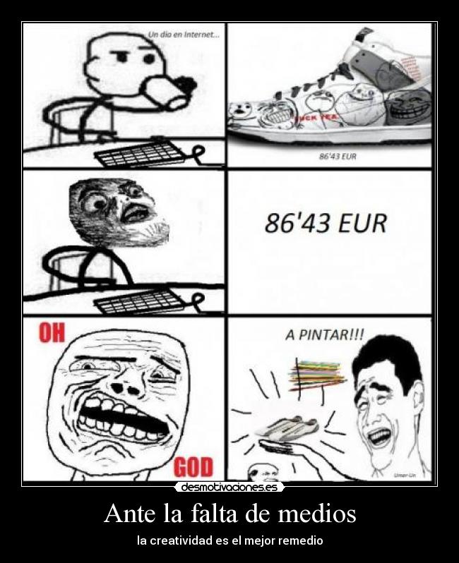 Ante la falta de medios - 