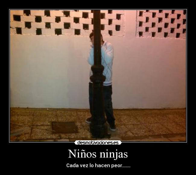 Niños ninjas -