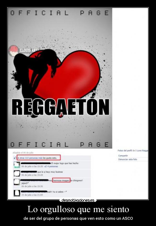 Lo orgulloso que me siento -