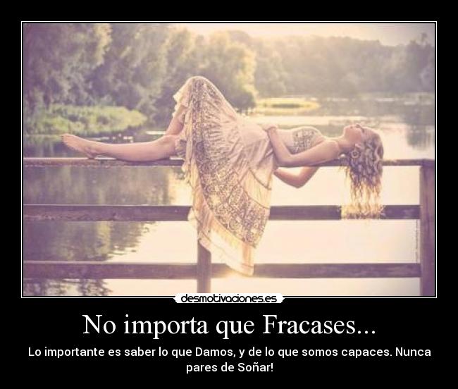 No importa que Fracases... - 