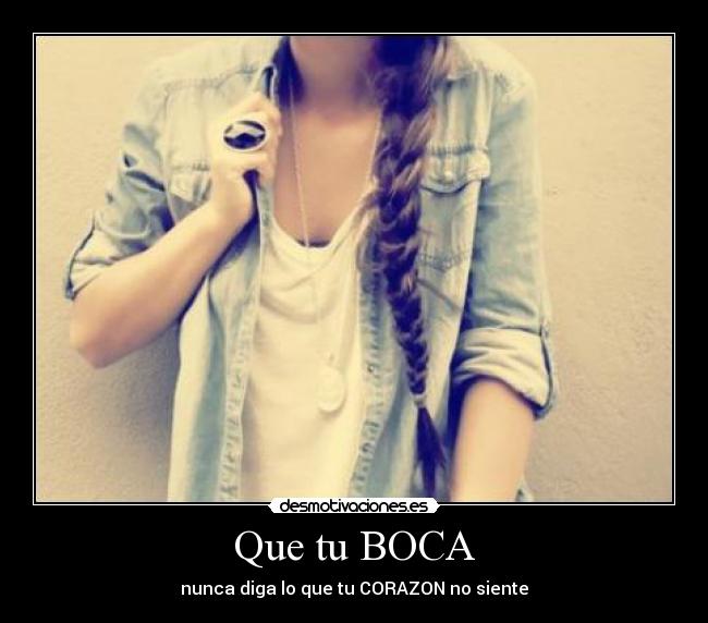 Que tu BOCA -