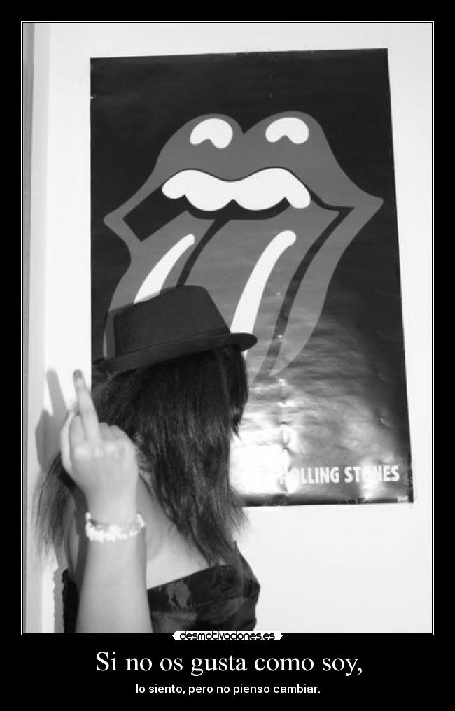 carteles rolling stones yo gente pija desmotivaciones