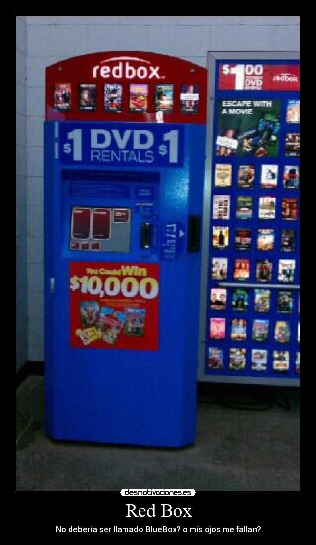 Red Box - No deberia ser llamado BlueBox? o mis ojos me fallan?