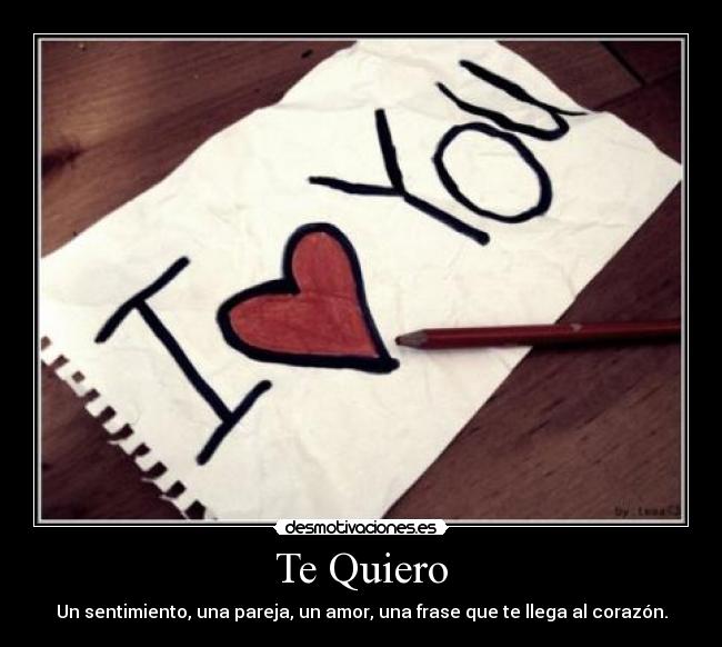 Te Quiero -