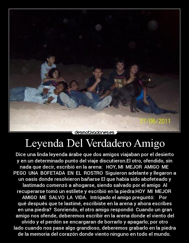 Leyenda Del Verdadero Amigo -