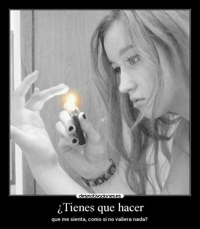 ¿Tienes que hacer -