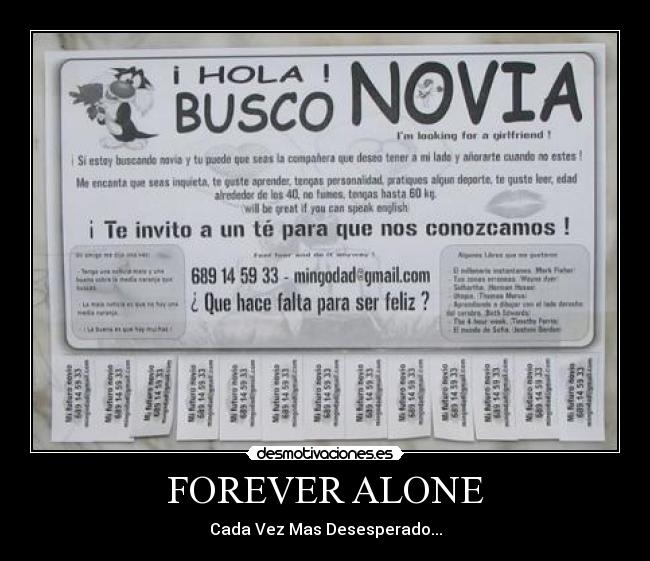 FOREVER ALONE - 