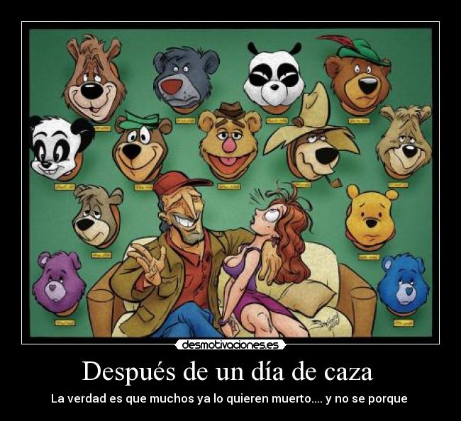 Después de un día de caza -