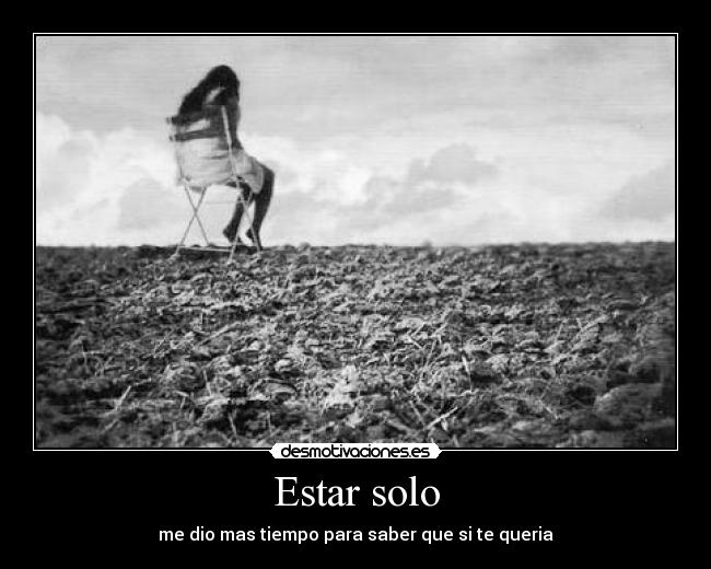 Estar solo - 