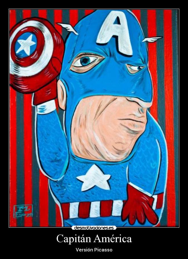 Capitán América - Versión Picasso