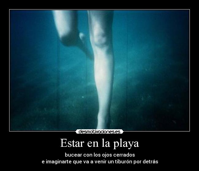 Estar en la playa - 