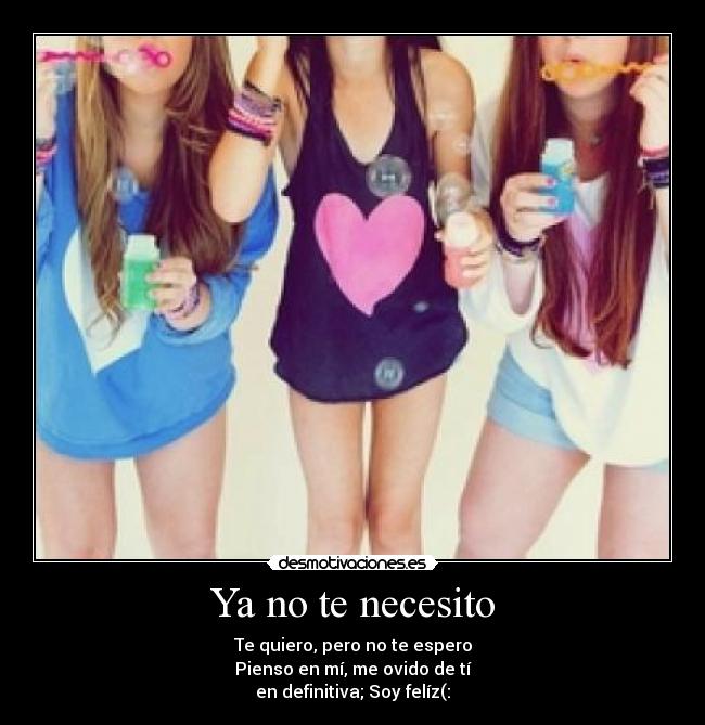 Ya no te necesito - 