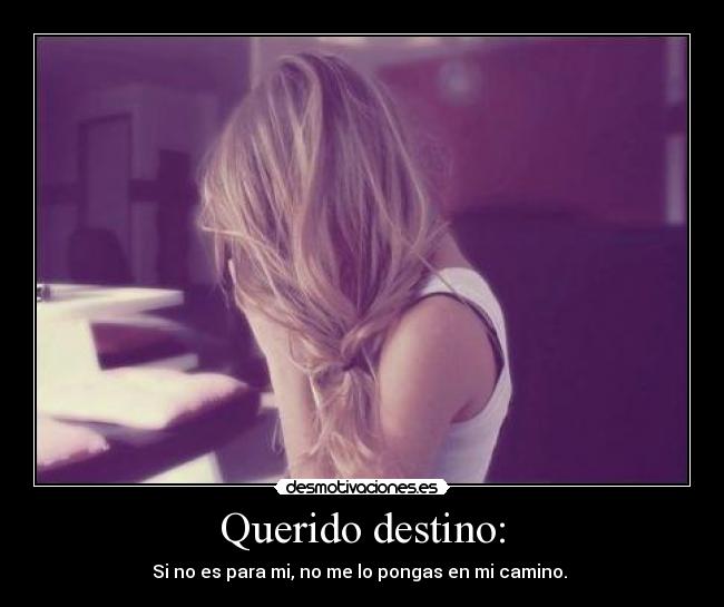 Querido destino: - 