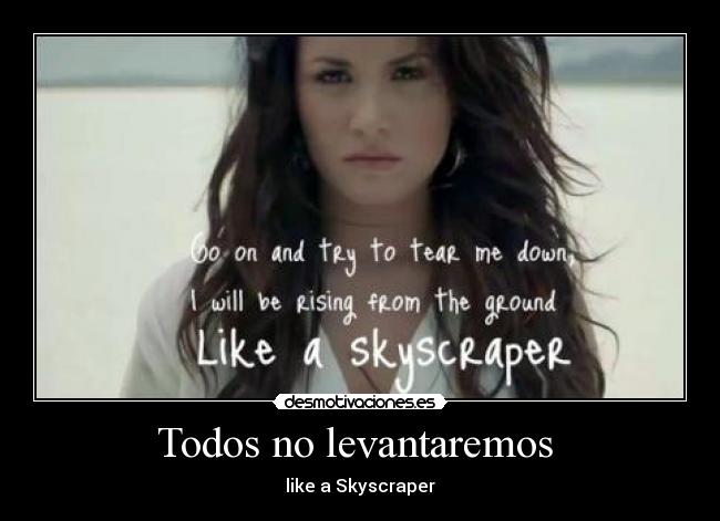 Todos no levantaremos  - 