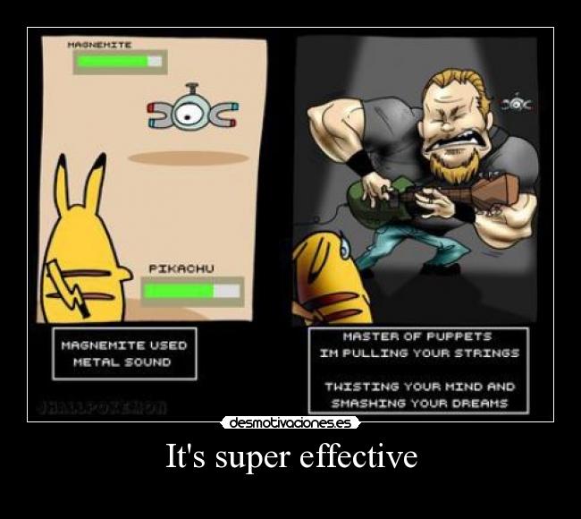 Its super effective -