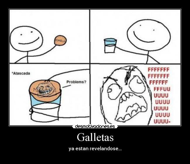 Galletas - ya estan revelandose...