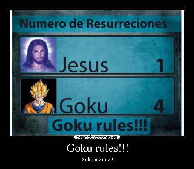 Goku rules!!! -
