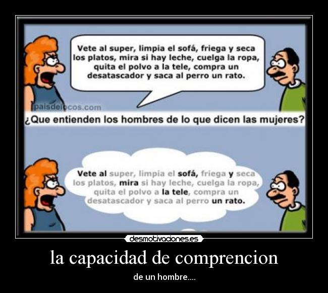 la capacidad de comprencion -