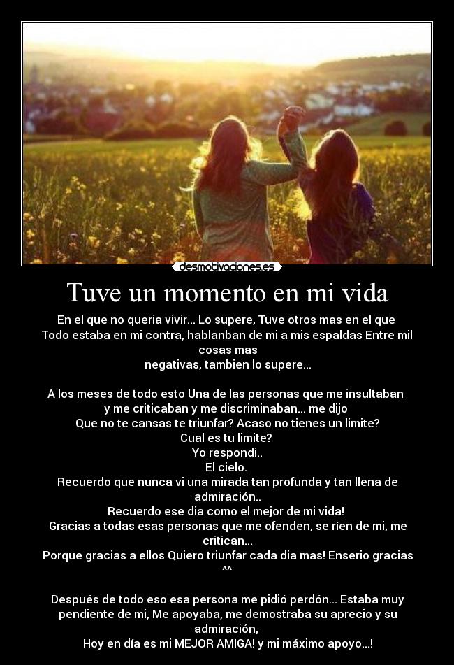 Tuve un momento en mi vida - 