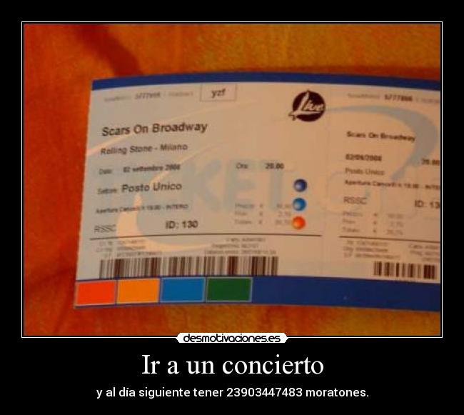 Ir a un concierto -