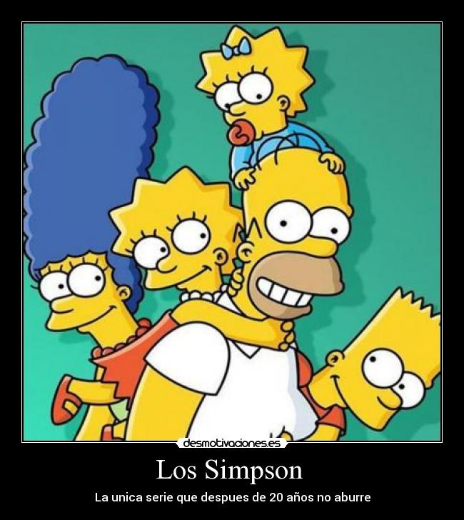 Los Simpson - La unica serie que despues de 20 años no aburre
