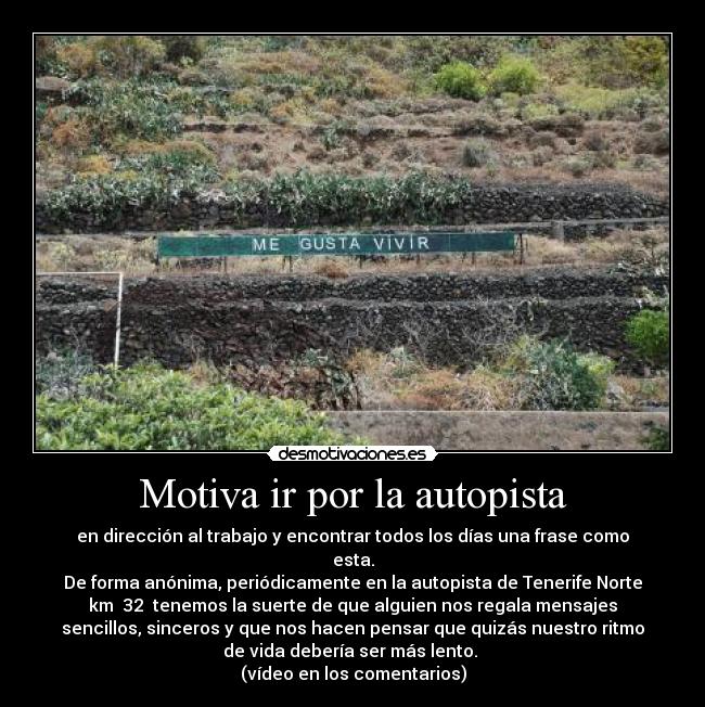 Motiva ir por la autopista -