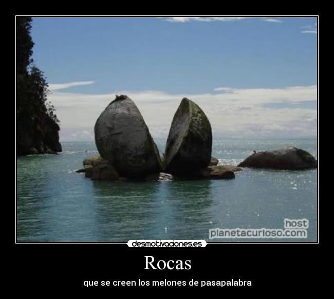 Rocas - que se creen los melones de pasapalabra