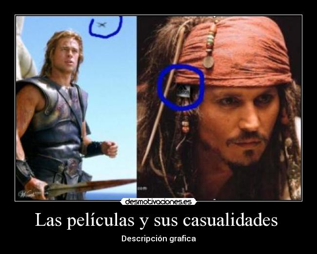 Las películas y sus casualidades - Descripción grafica