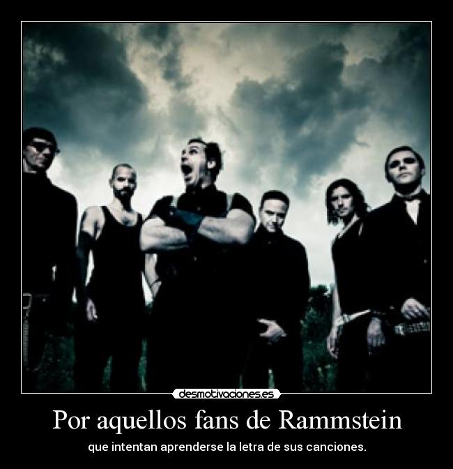 Por aquellos fans de Rammstein - 