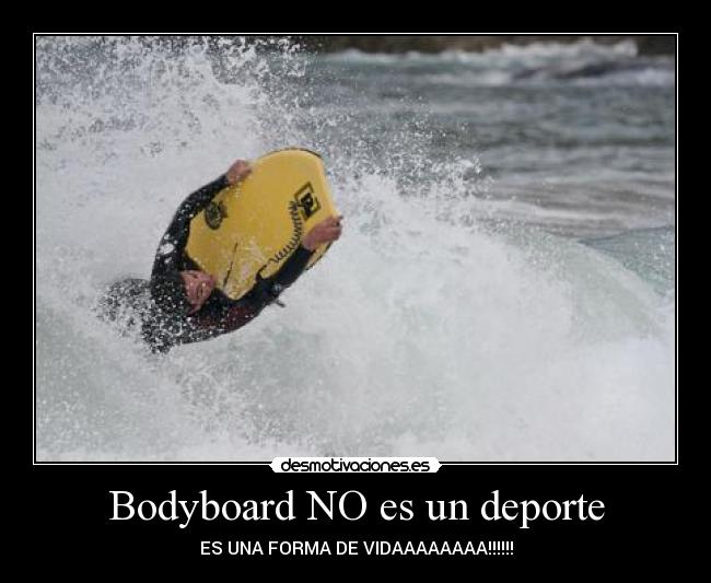 Bodyboard NO es un deporte -