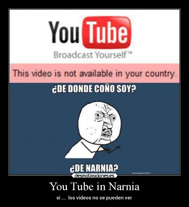 You Tube in Narnia -