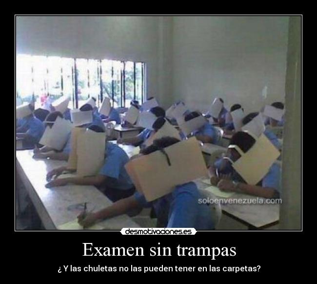 Examen sin trampas - 