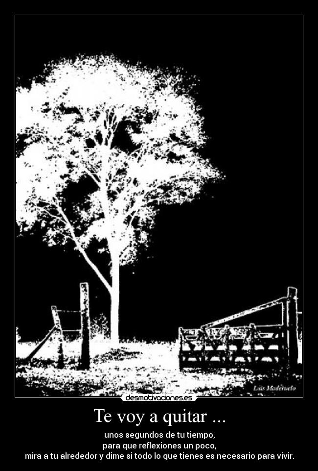 Te voy a quitar ... - 