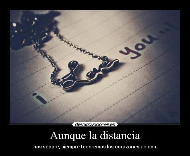 Aunque la distancia - 