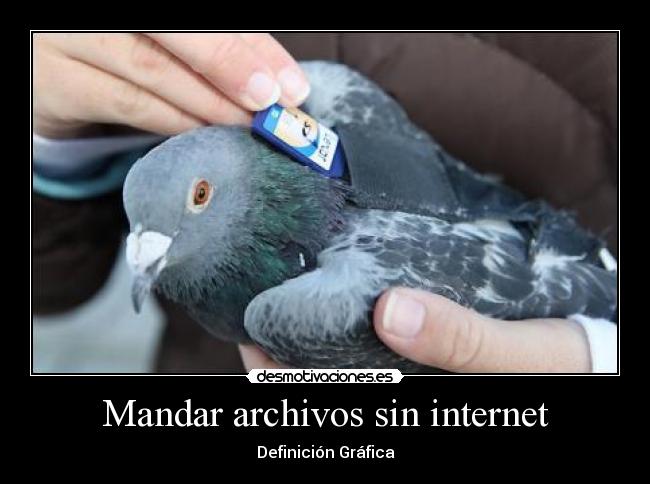 Mandar archivos sin internet -
