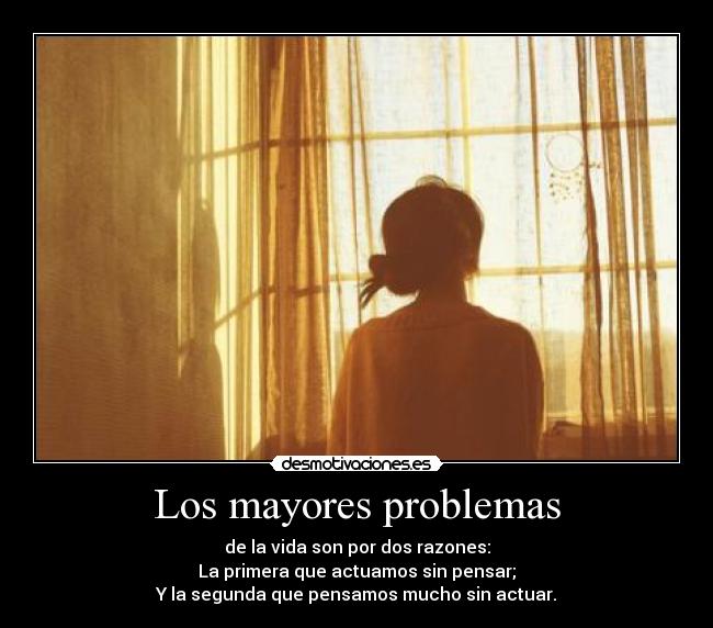 Los mayores problemas -
