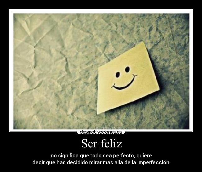 Ser feliz - 