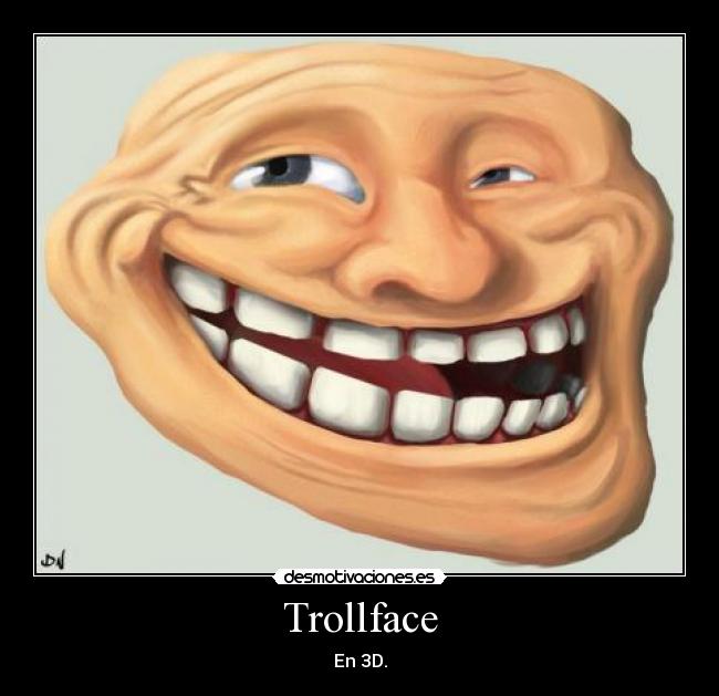 Trollface - En 3D.
