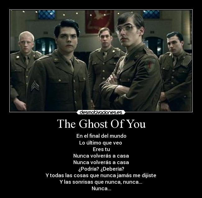 The Ghost Of You - 