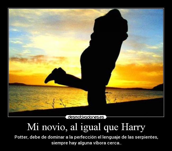 Mi novio, al igual que Harry -