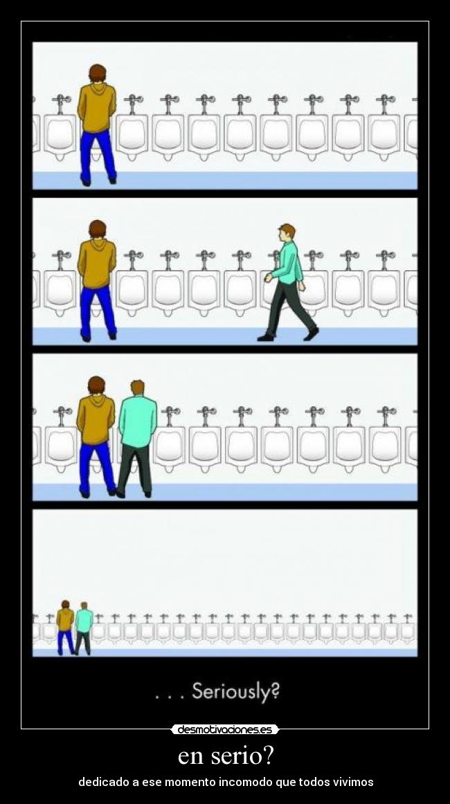 en serio? -