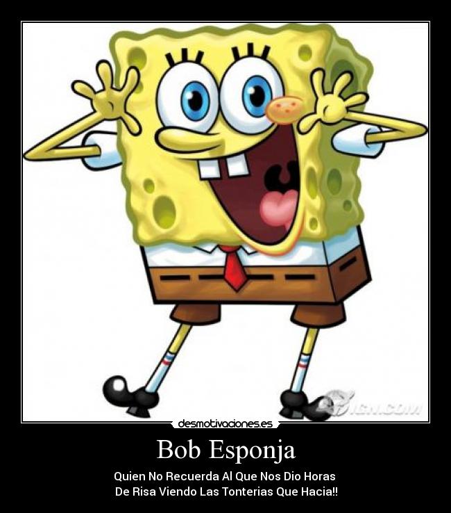 carteles bob esponja desmotivaciones