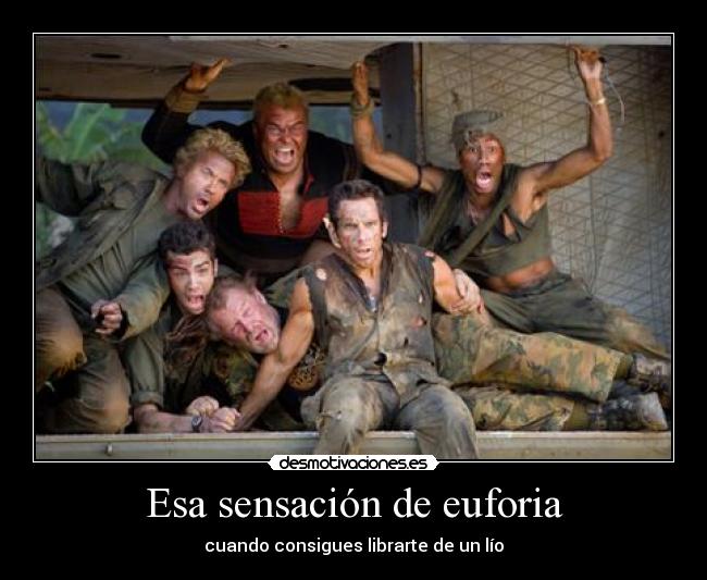 Esa sensación de euforia -