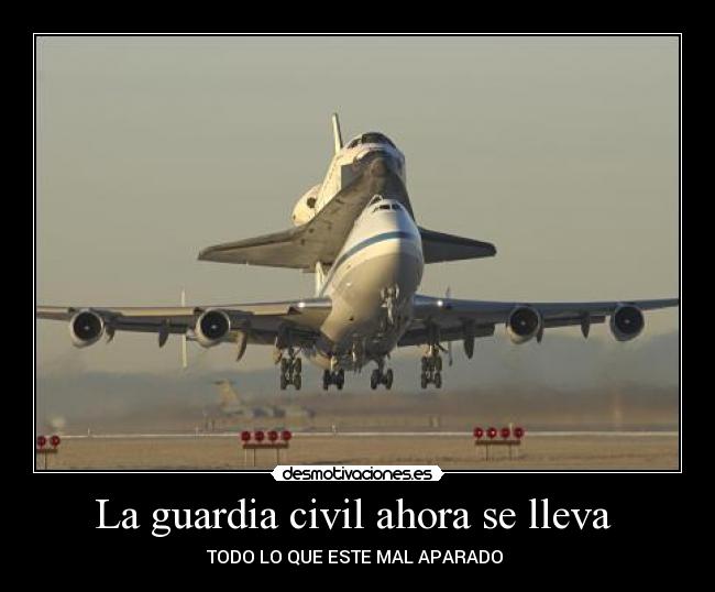 La guardia civil ahora se lleva -