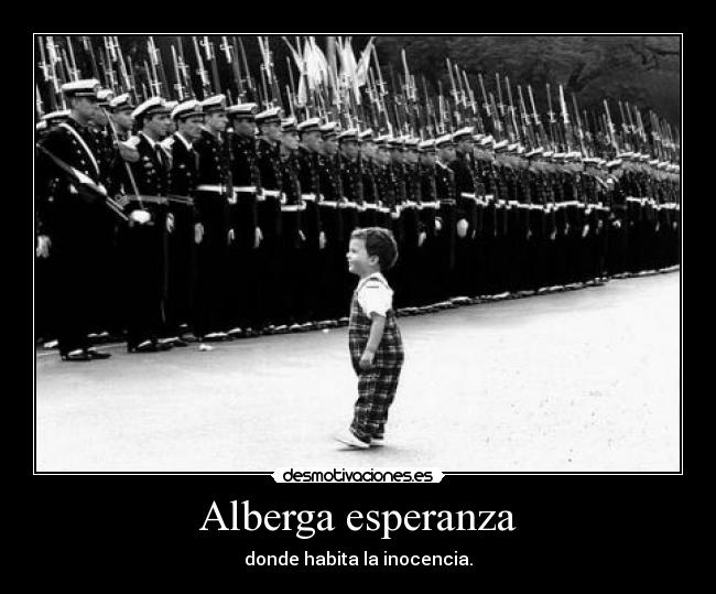 Alberga esperanza -