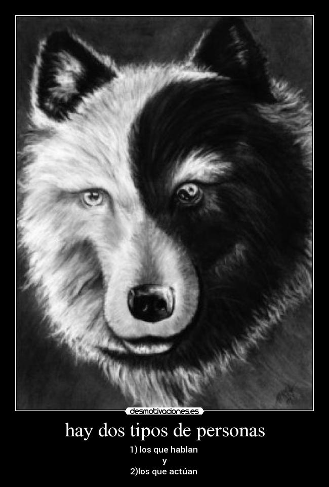 hay dos tipos de personas - 